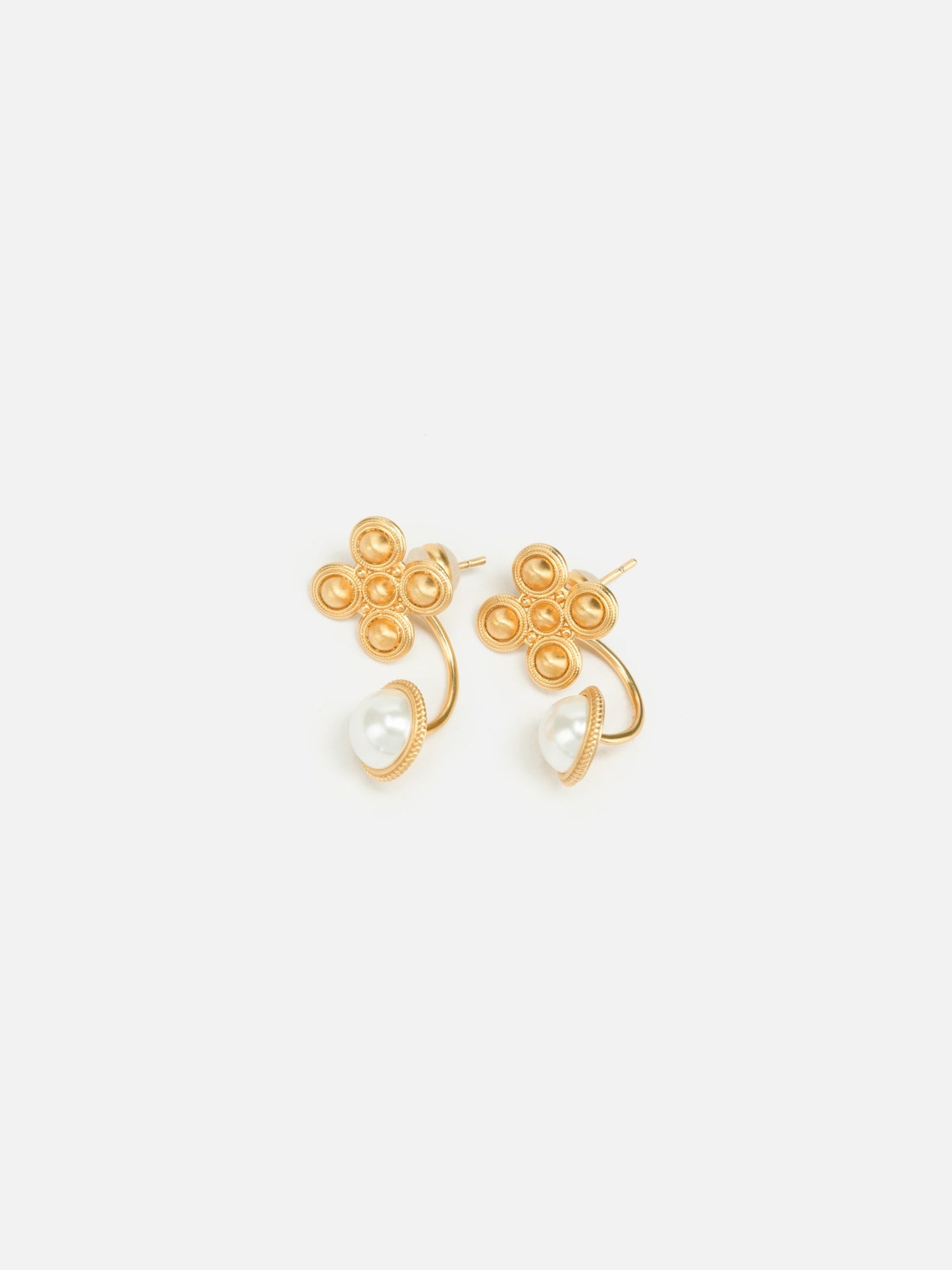 Ethnic Earrings | Copper/Glass Beads