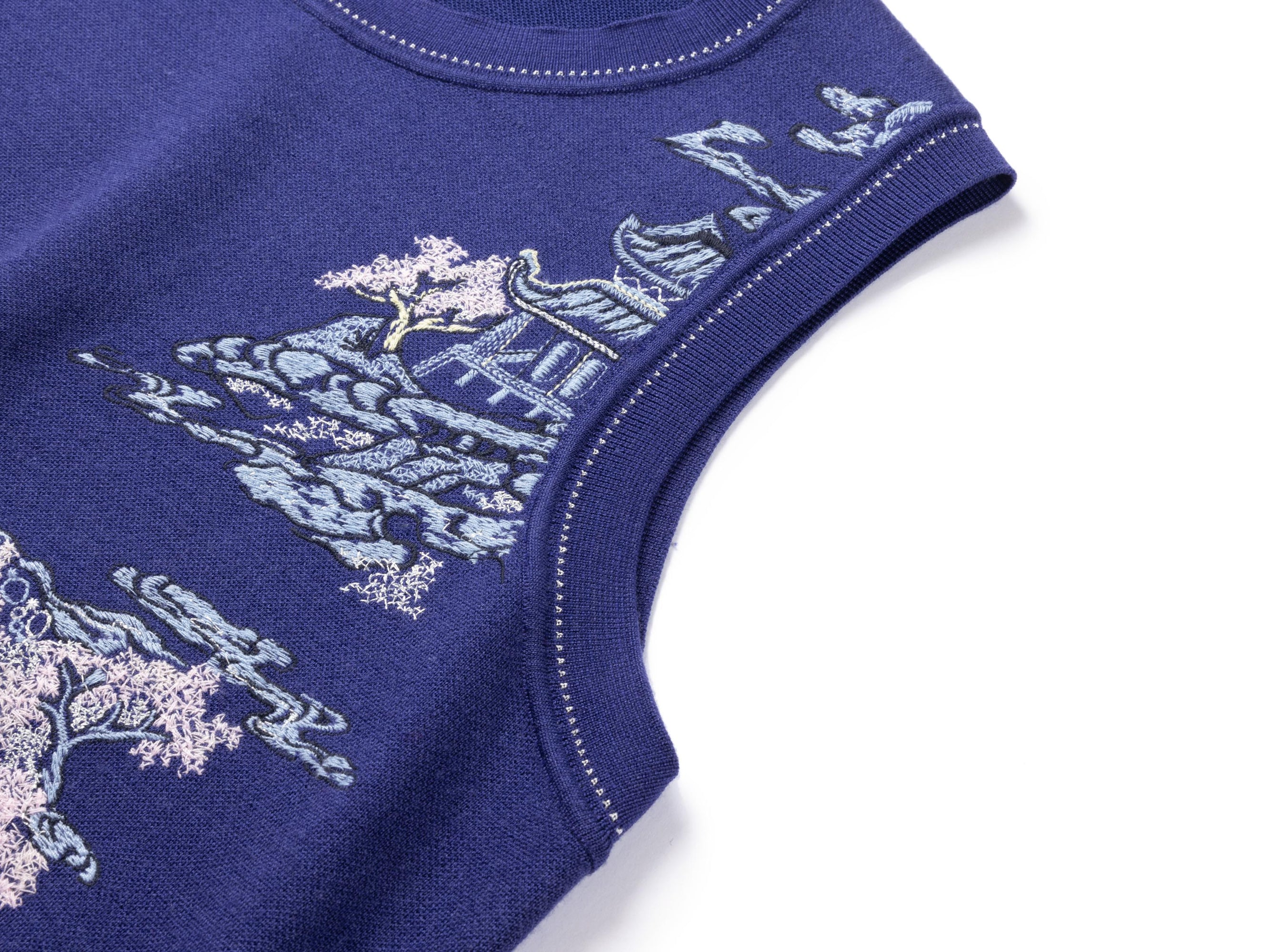 Printed Sleeveless Top | Purple