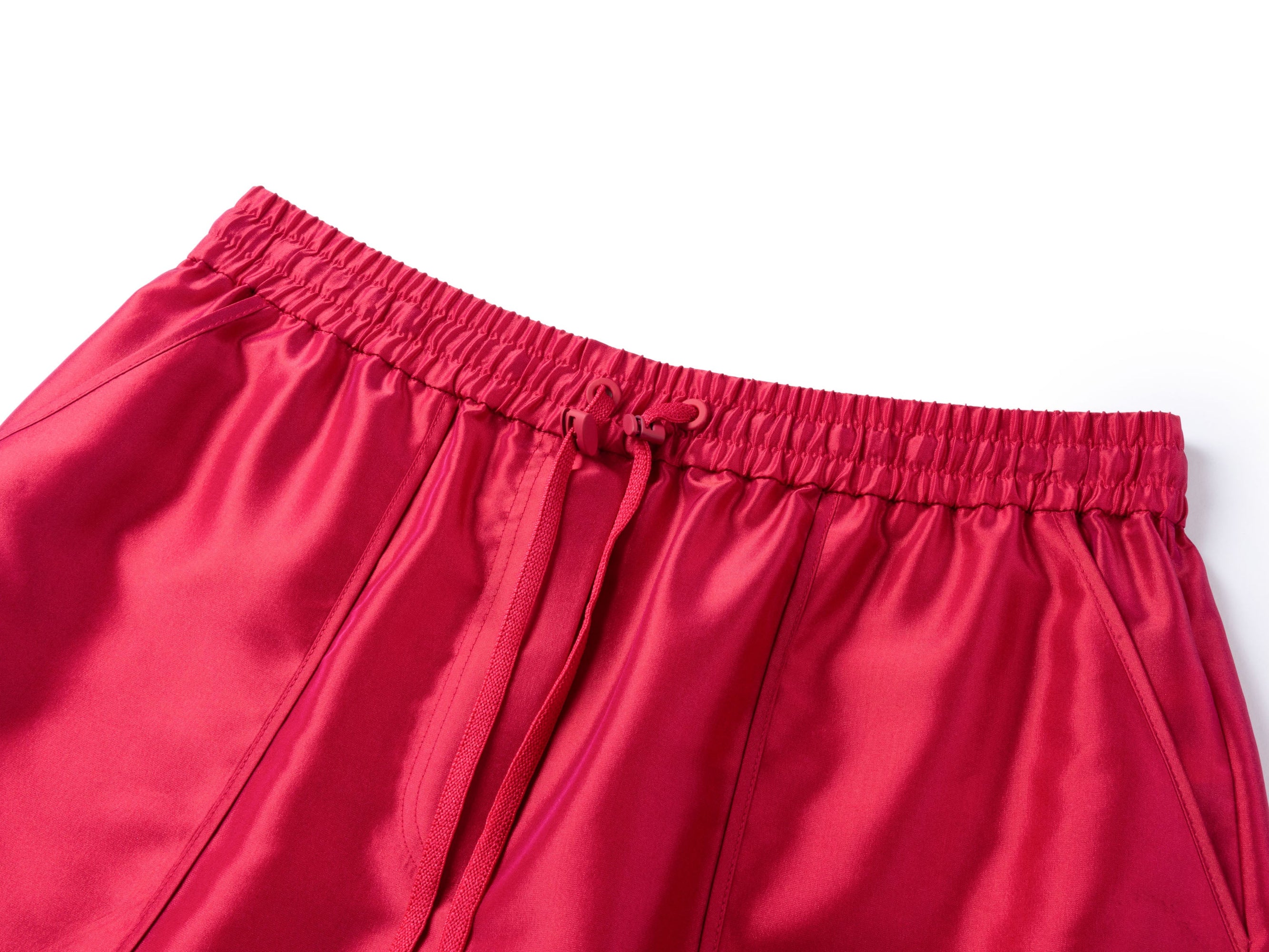 Drawstring Shorts | Rose Red