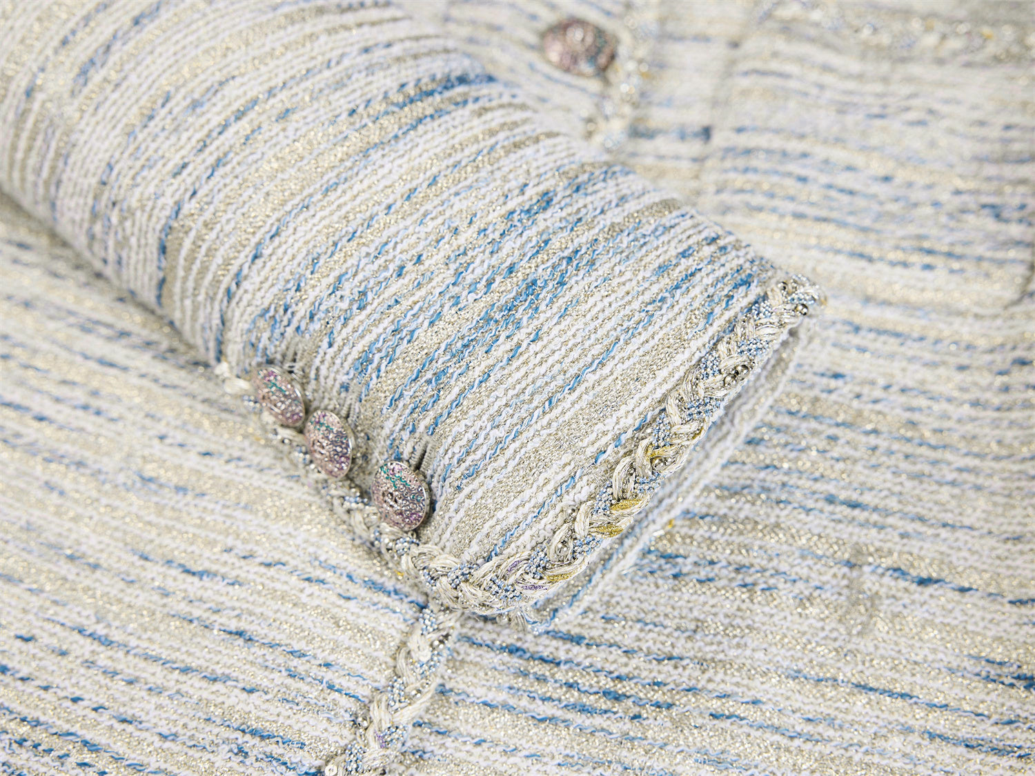 Haipai Chic Tweed Jacket | Blue