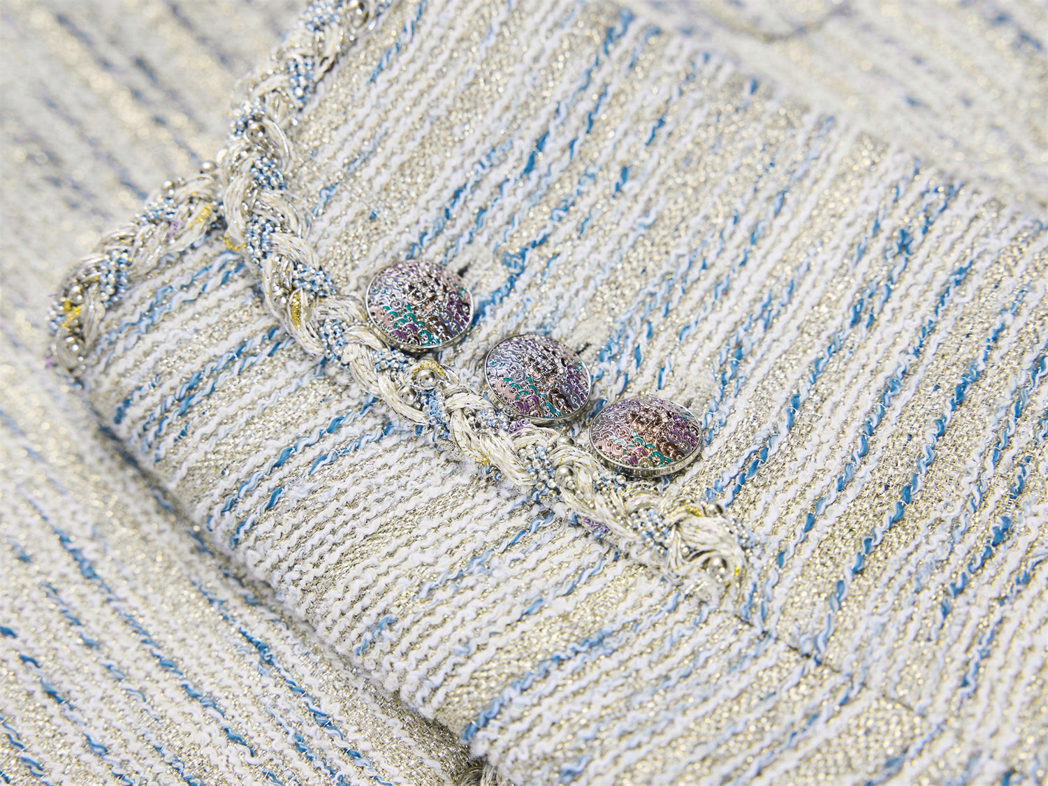 Haipai Chic Tweed Jacket | Blue