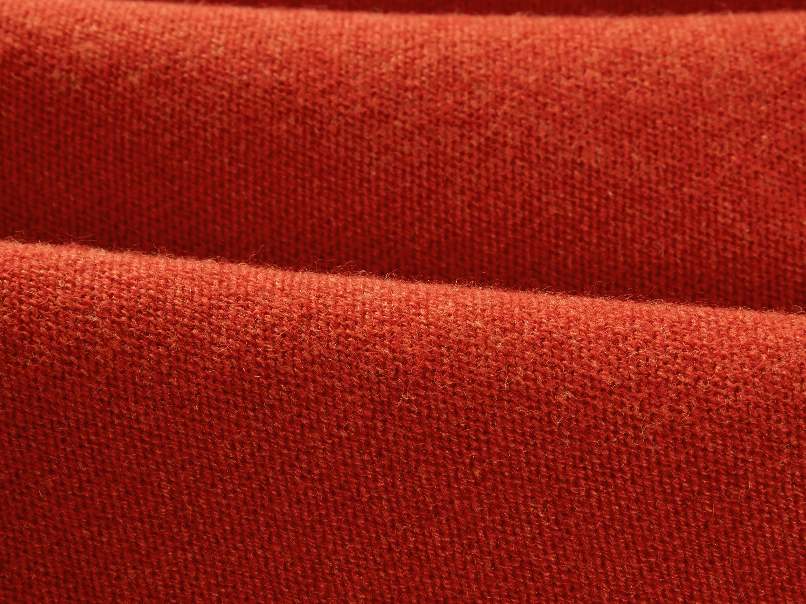 Contrast Knit Cardigan | Orange
