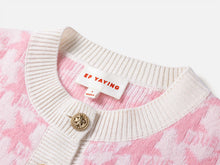 Wool Knit Cardigan | Pink