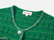 Trimmed Knit Top | Green