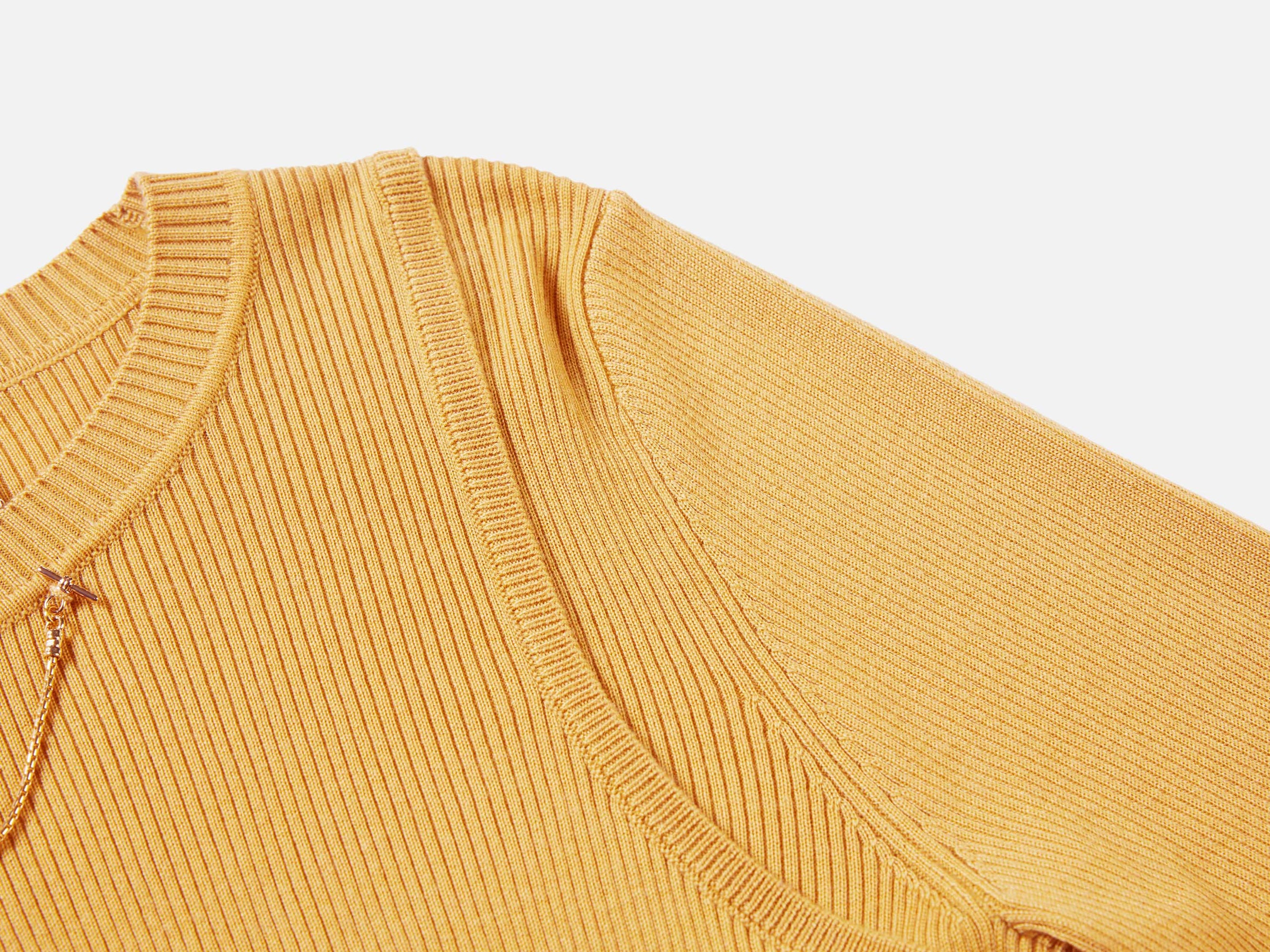 Knitted Top | Yellow