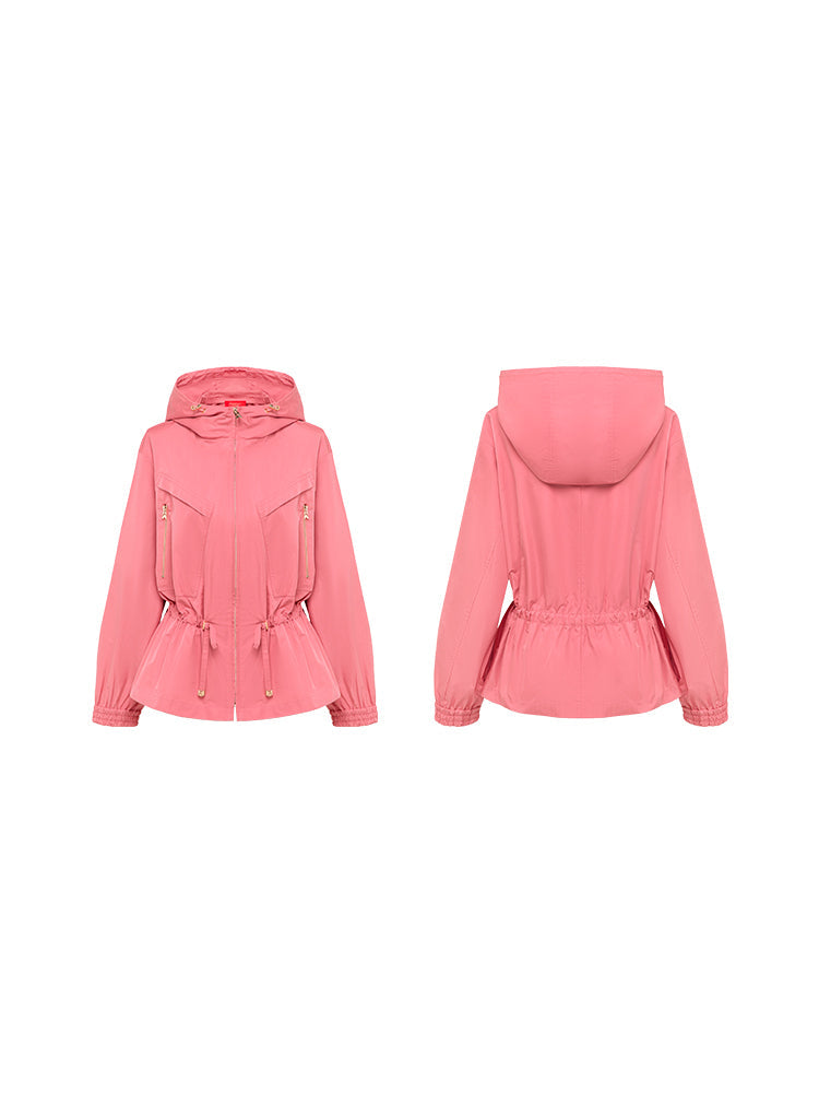 Silk Outdoor Jacket | Pink