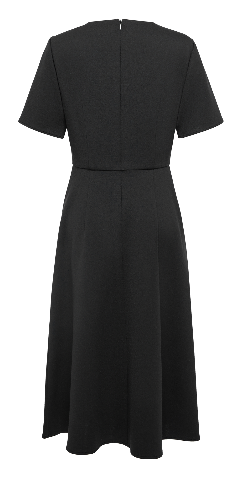 Wool Slim-Fit Dress | Black