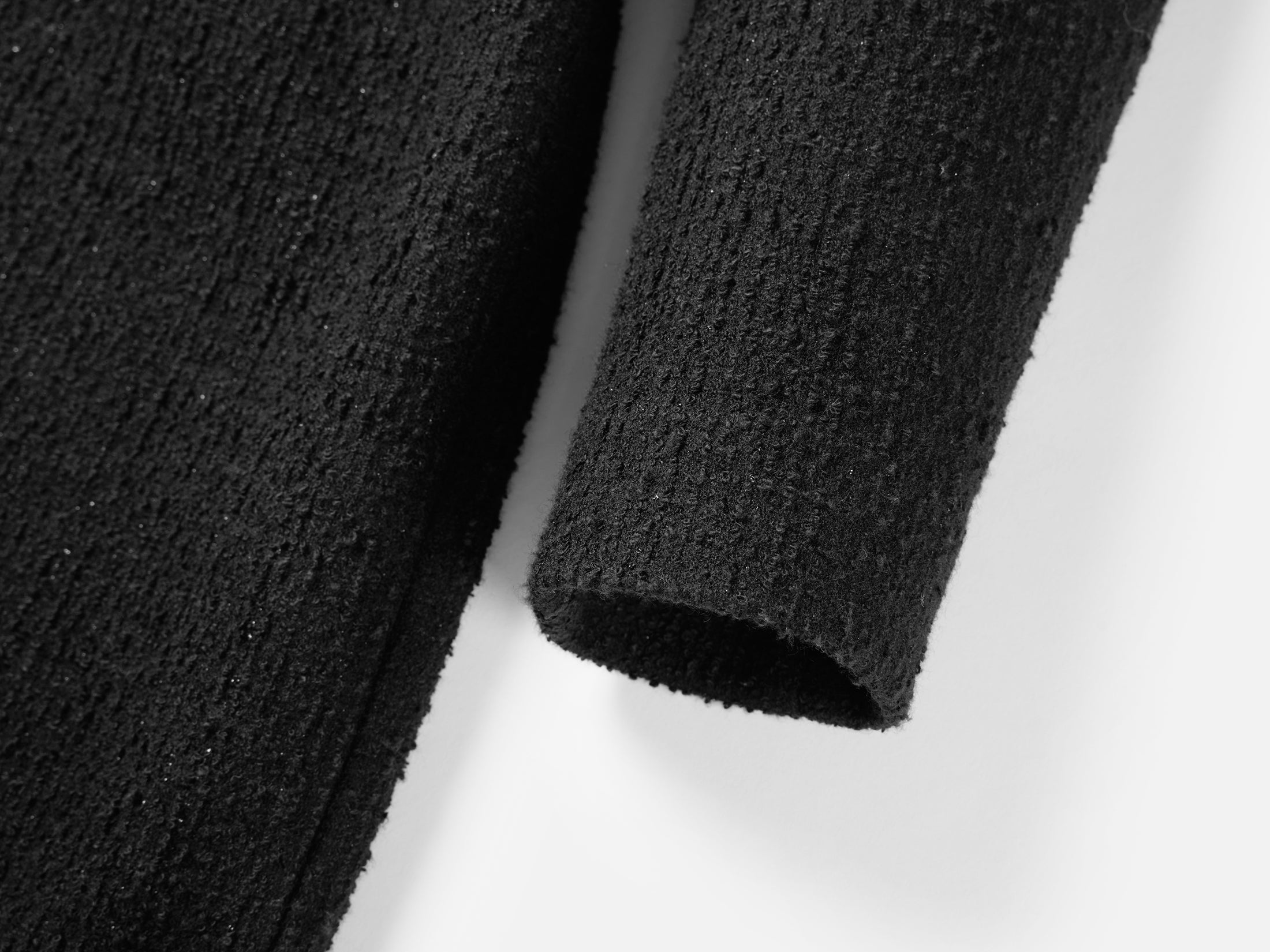 Parisian-style Knit Dress | Black