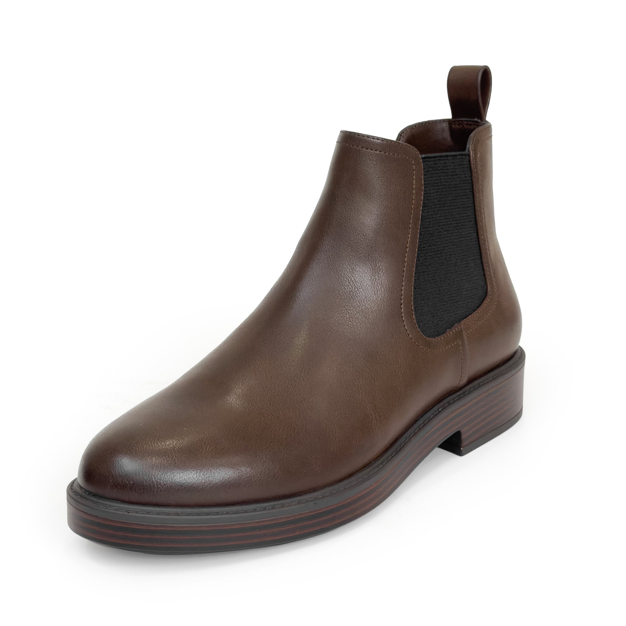 Poshan | Fango / Black Faux Leather