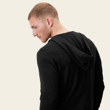Mens | Tyler Cashmere Zip Hoodie | Black