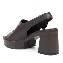 Zella Sandal Dress Platform | Java Faux Stretch Nappa