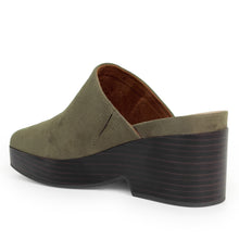 Chata | Dark Olive Faux Suede