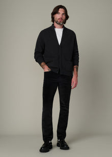 The Brixton Black Corduroy Trousers in soft fabric, tailored fit – versatile and comfortable men's trousers for any occasion