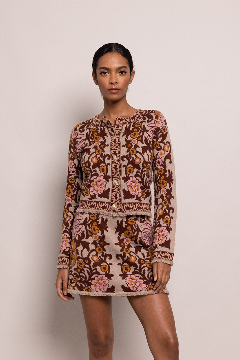 Lindy Skirt | Bogata Scarf Blush
