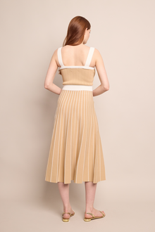 Aurora Dress | Tan Ivory