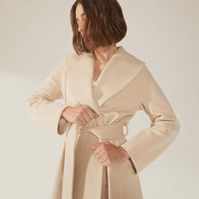 Womens | Brigette Cashmere-Wool Robe | Beige