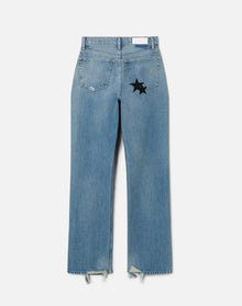 Womens | 90s High Rise Loose | Opal Indigo Star