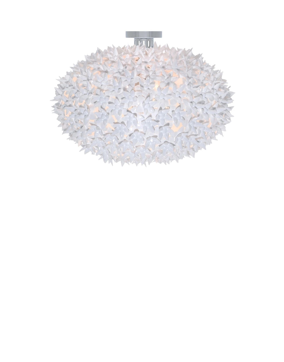Bloom Round Sconce | Single | White