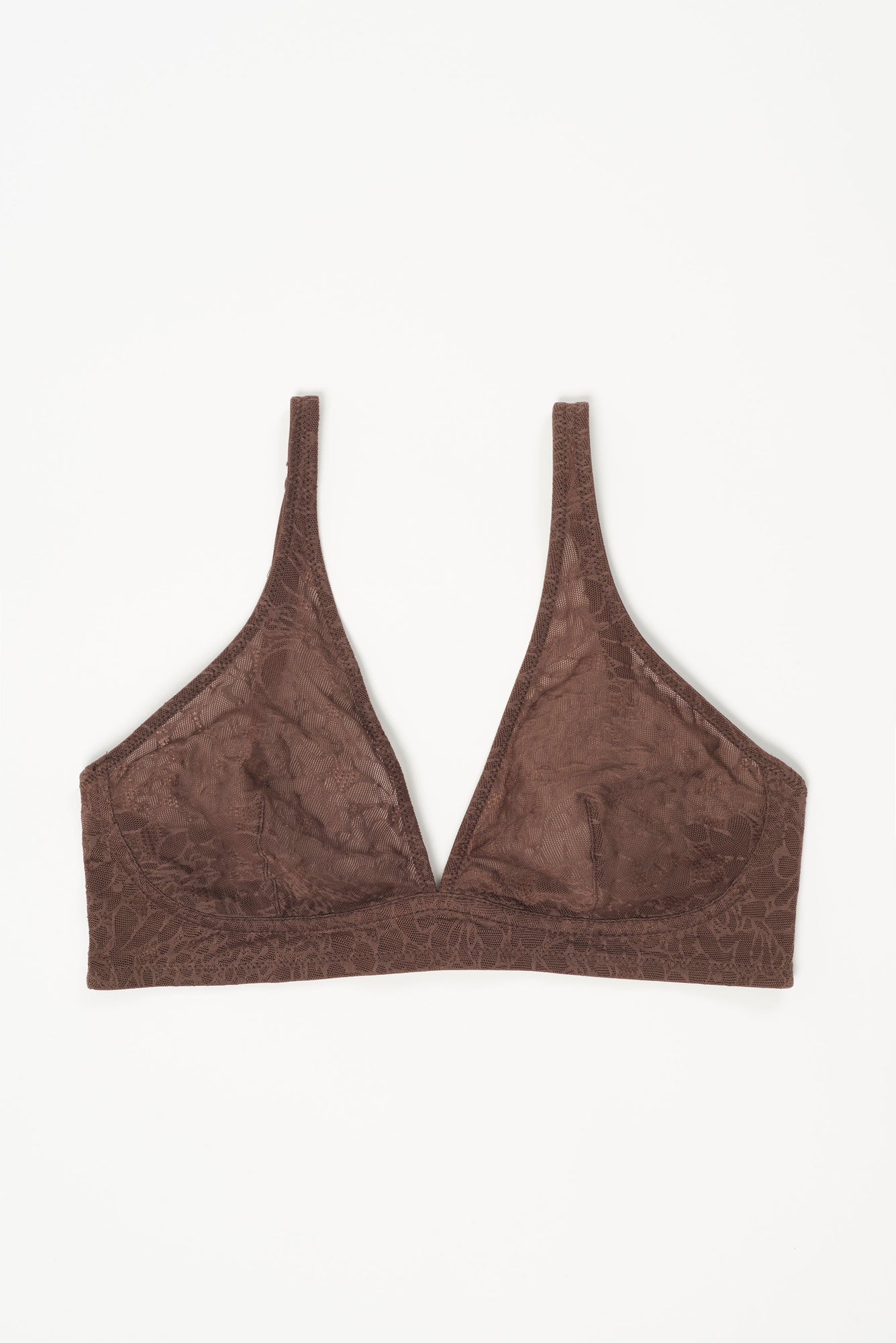 Eden Soft Cup Plunge Bra | Choco