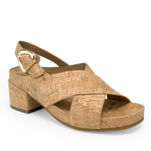 Chrystie Sandal Block Heel | Natural Cork