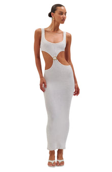 Augusta Midi Dress | White