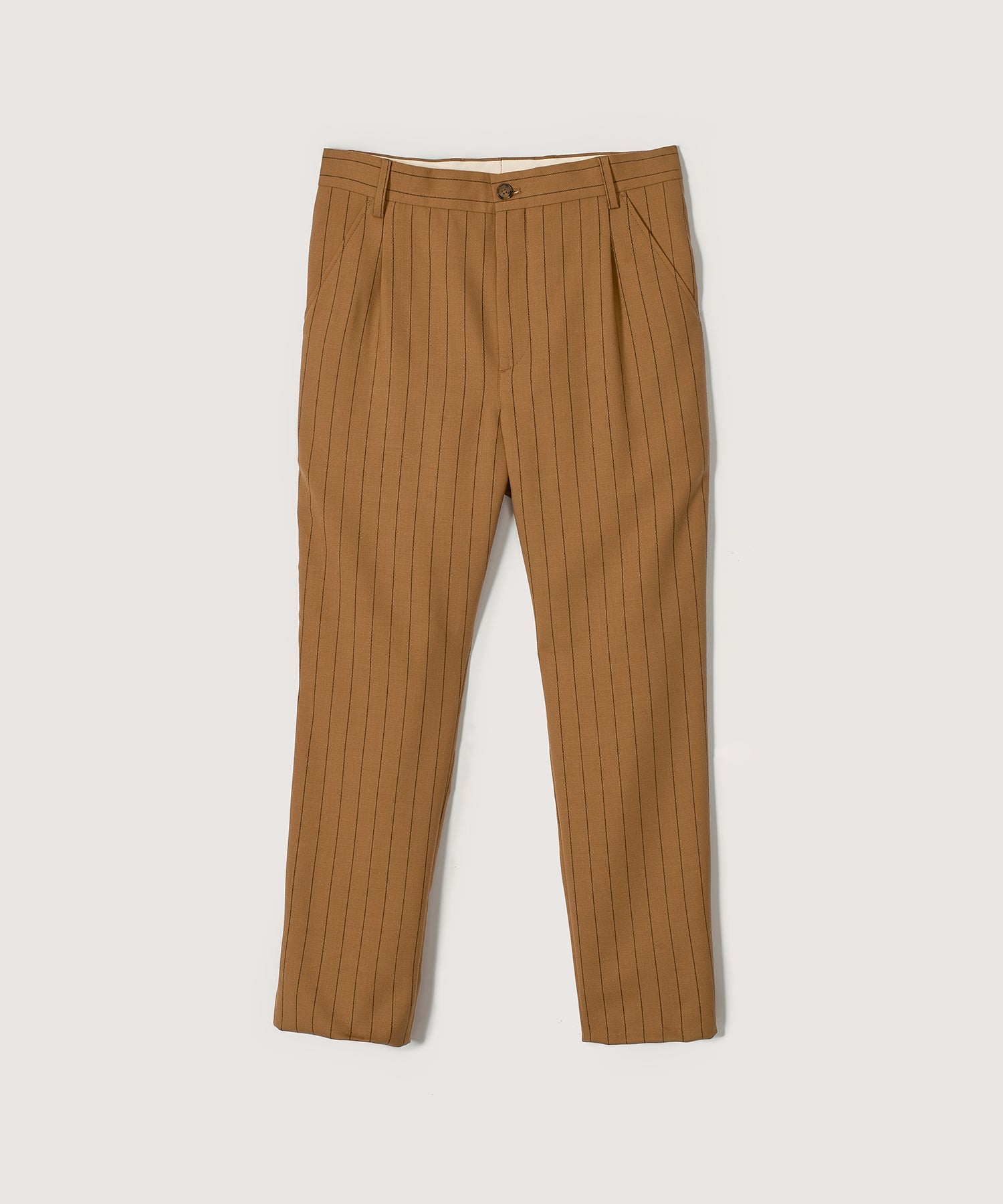 Mens | Tom Striped Pants | Dark Camel