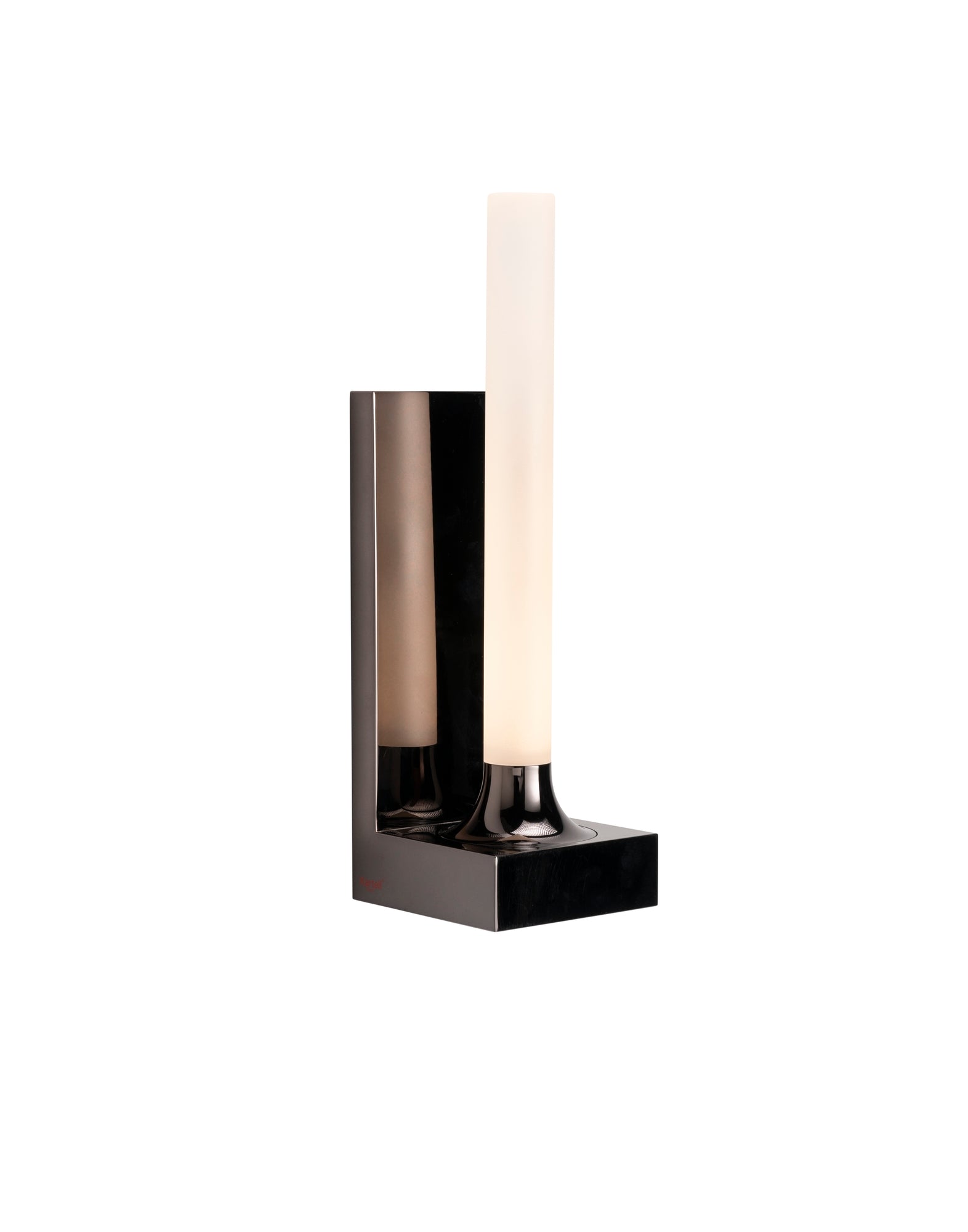 Goodnight Applique Table Lamp | Single | Glossy Titanium