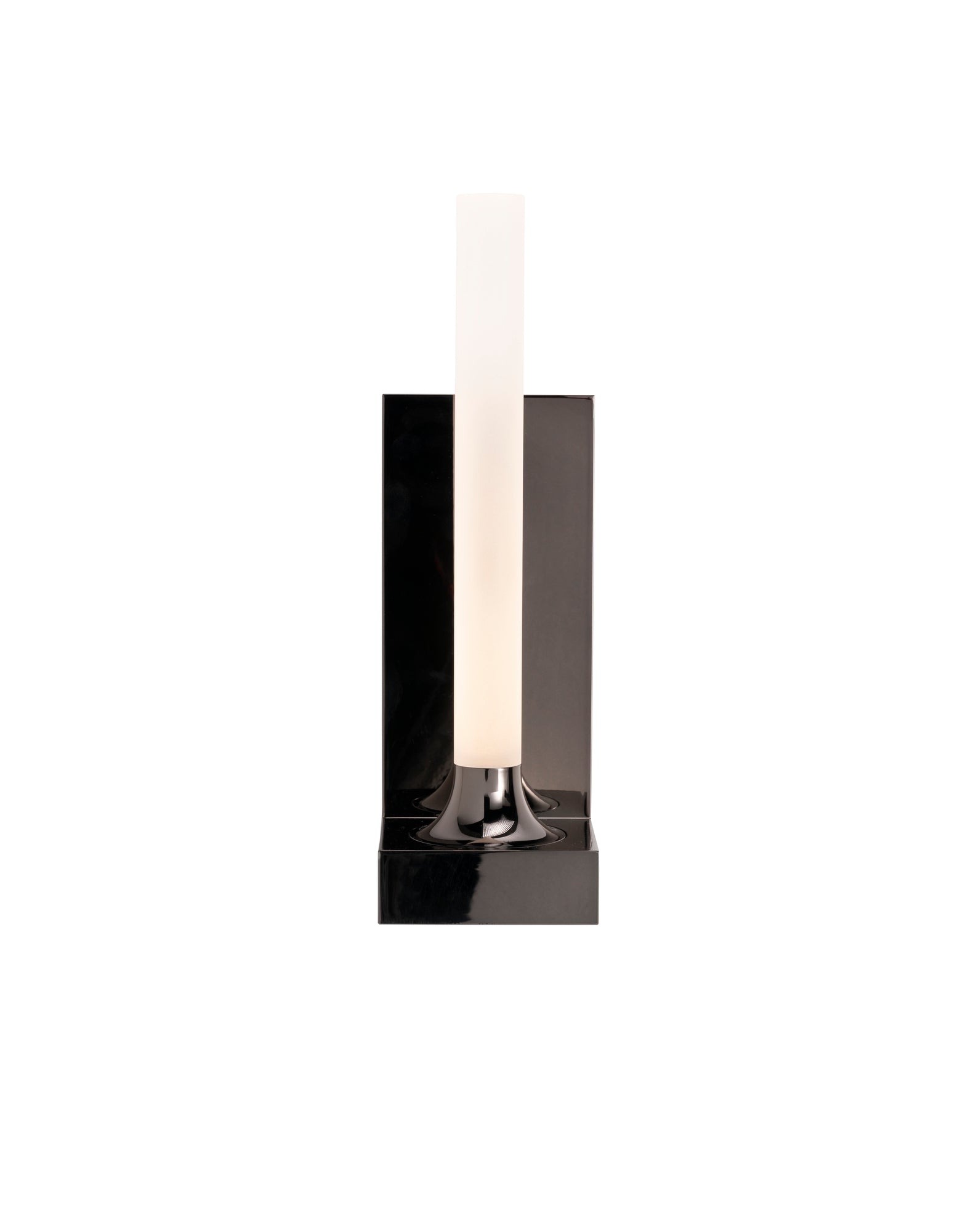 Goodnight Applique Table Lamp | Single | Glossy Titanium