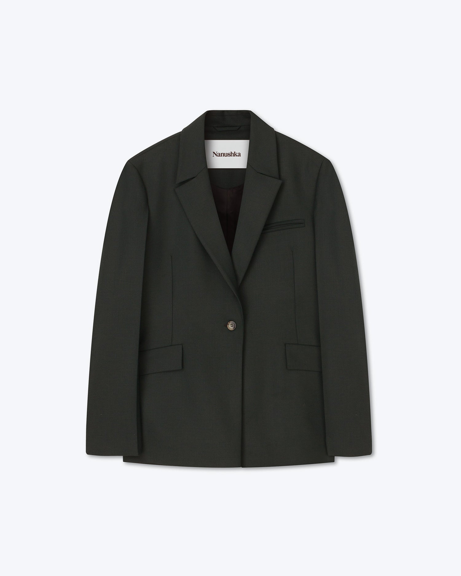 Womens | Zeva Ecovero Tailored Blazer | Pine Green