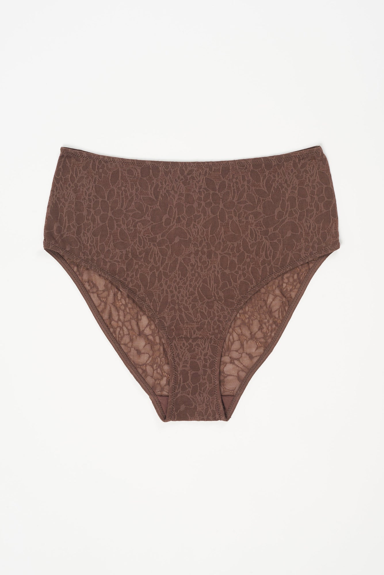 Eden High Waist Brief | Choco