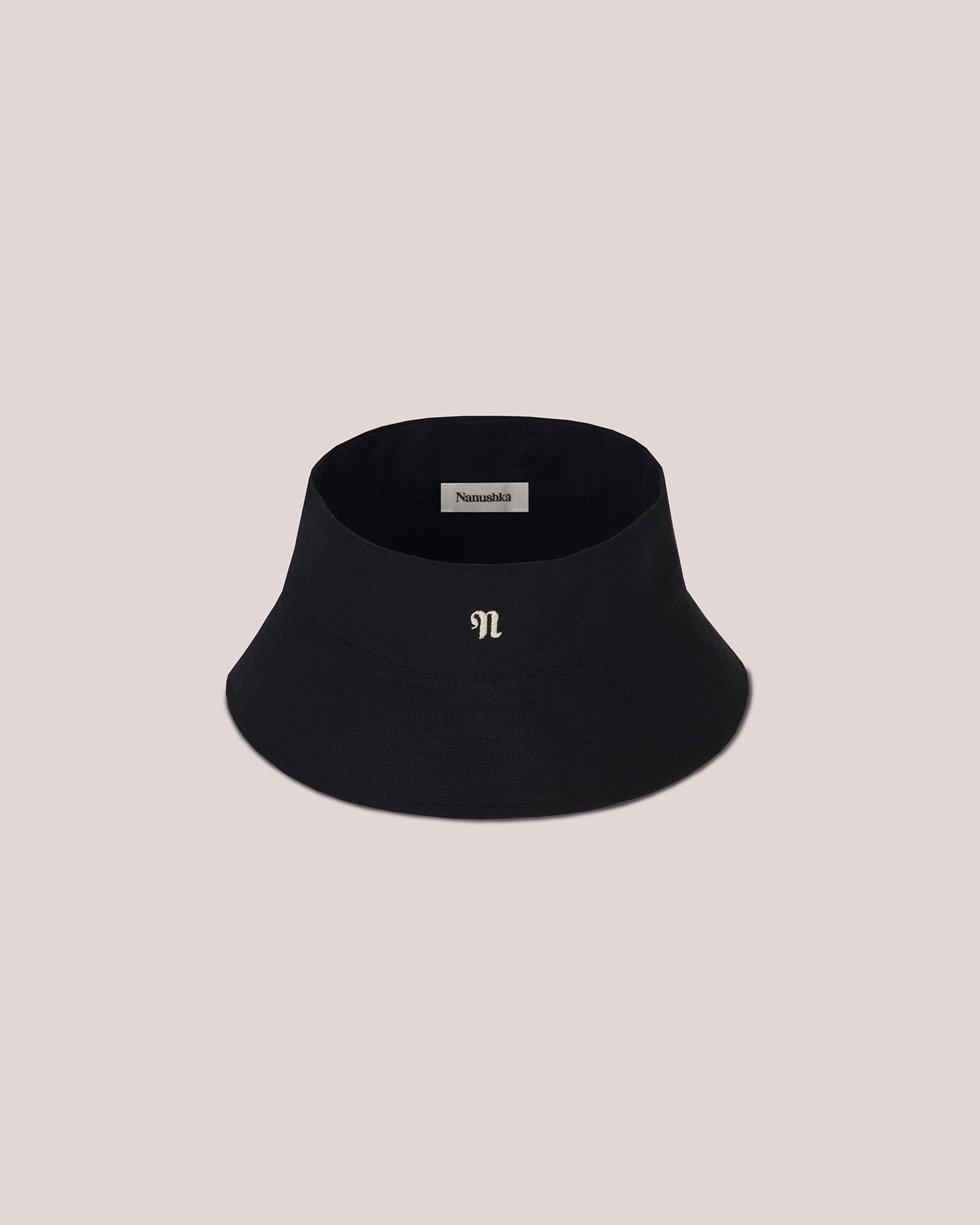 Unisex | Lamont Organic Cotton Canvas Visor | Black