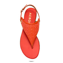 Conclusion Sandal Flat | Orange Basket Raffia