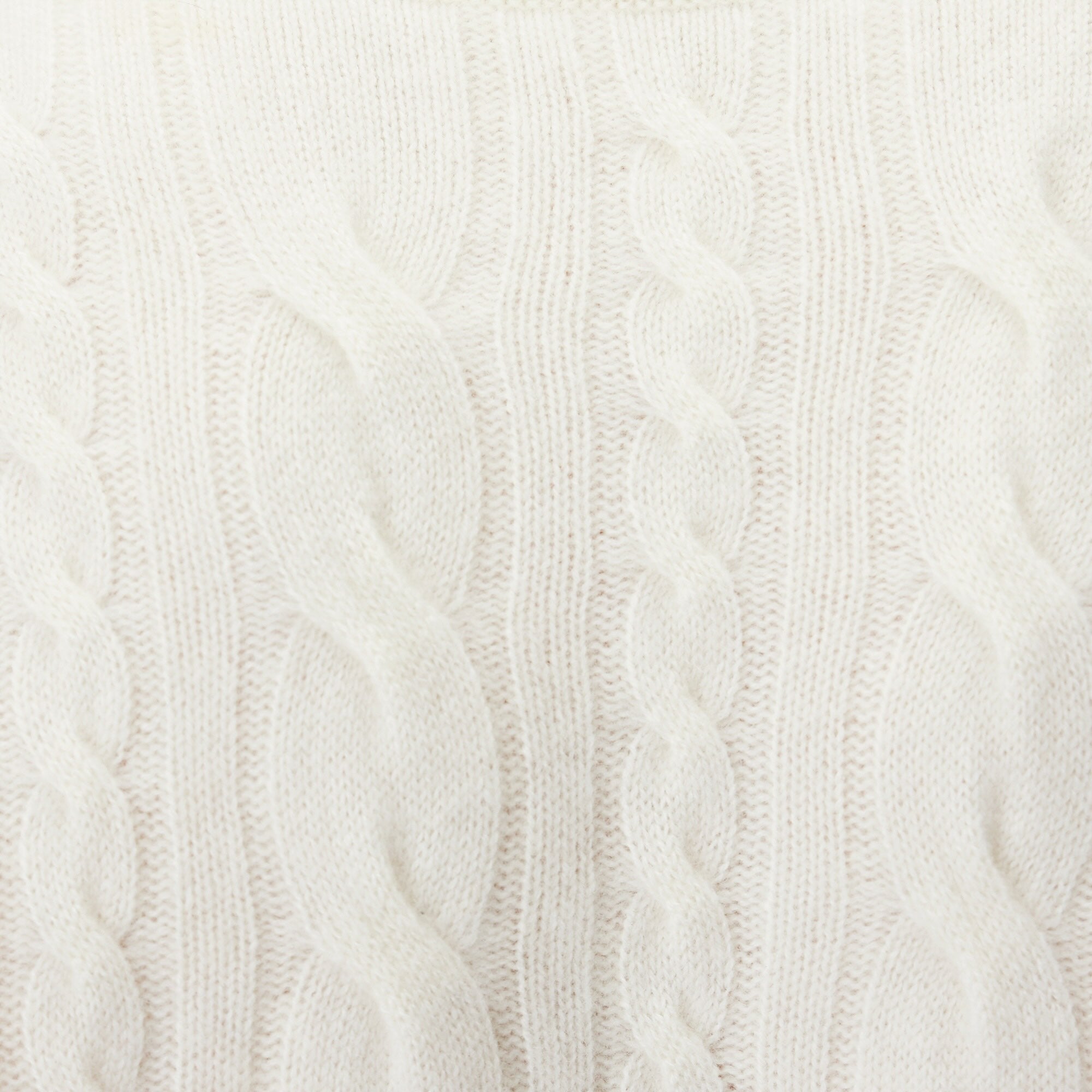 Mens | Luke Cashmere Cable Knit Sweater | Cream