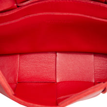 Bottega Veneta Pre-Owned Calfskin Intrecciato Cassette Belt Bag | Women | Red