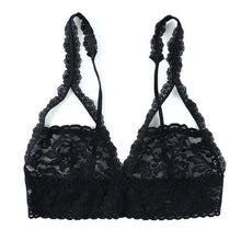 Retro Half-Cup Bralette | Black