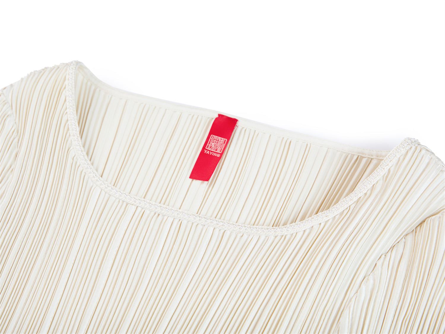 Pleated Waist-Cinched Dress | Golden