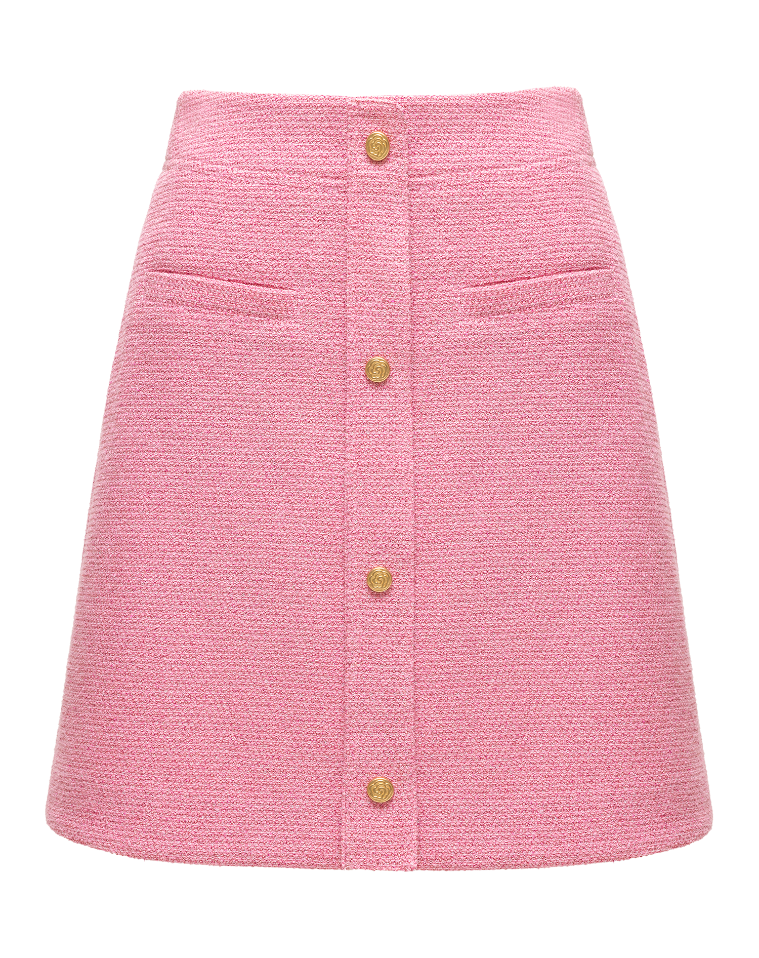Tweed Parisian-Style Skirt | Pink