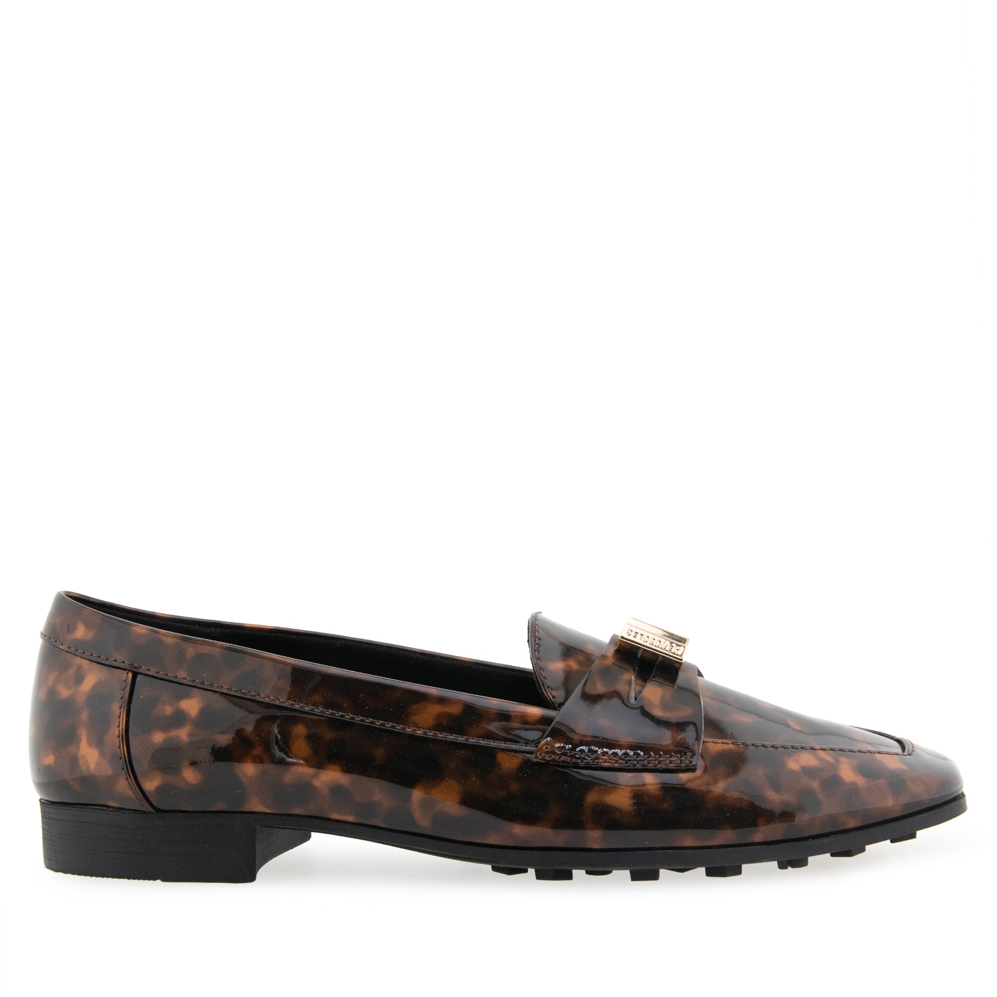 Paulette | Java Multi Tortoise Patent Faux Leather
