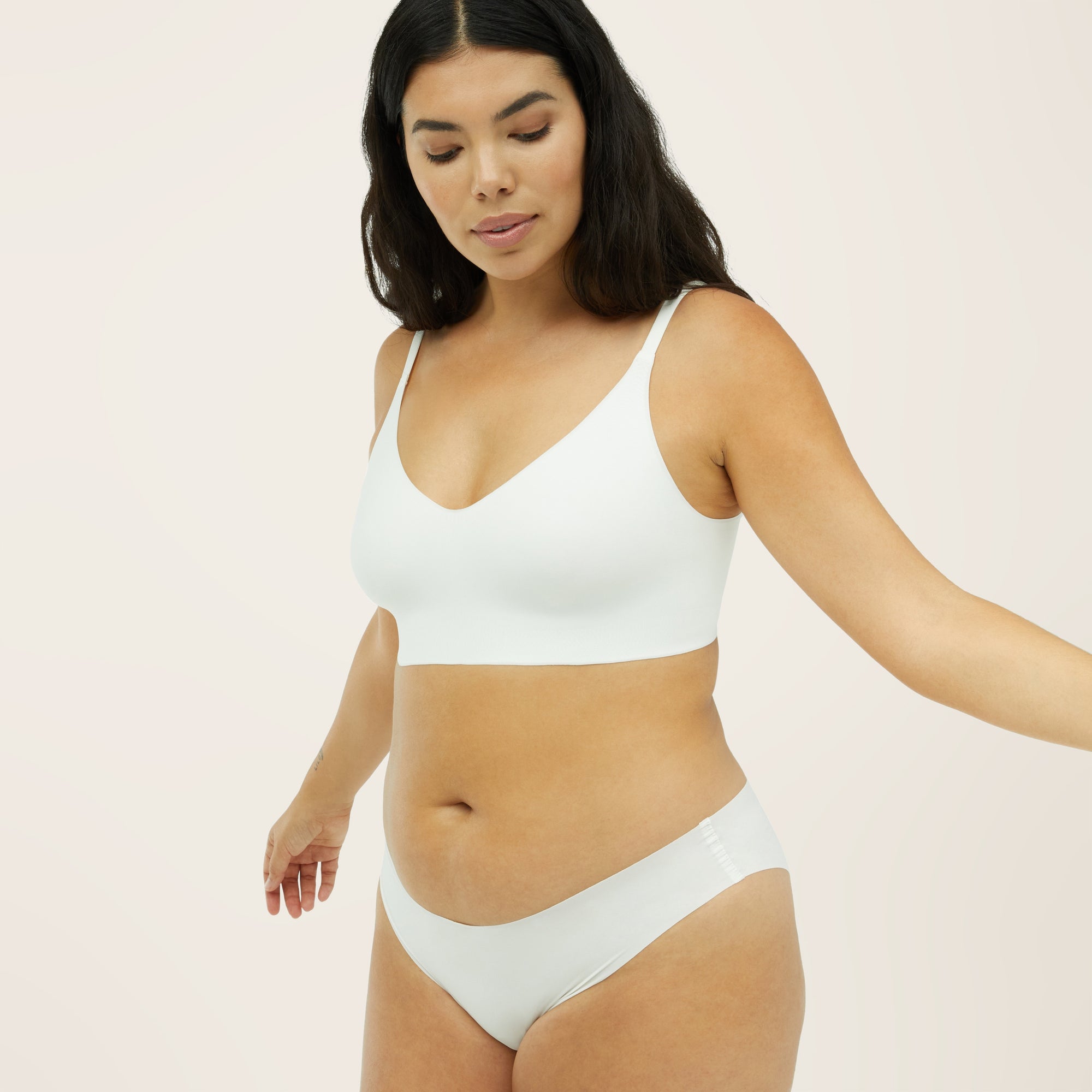Womens | Juliette Seamless Molded Bralette | White
