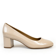Ebel Dress Pump | Stone Faux Crinkle Patent