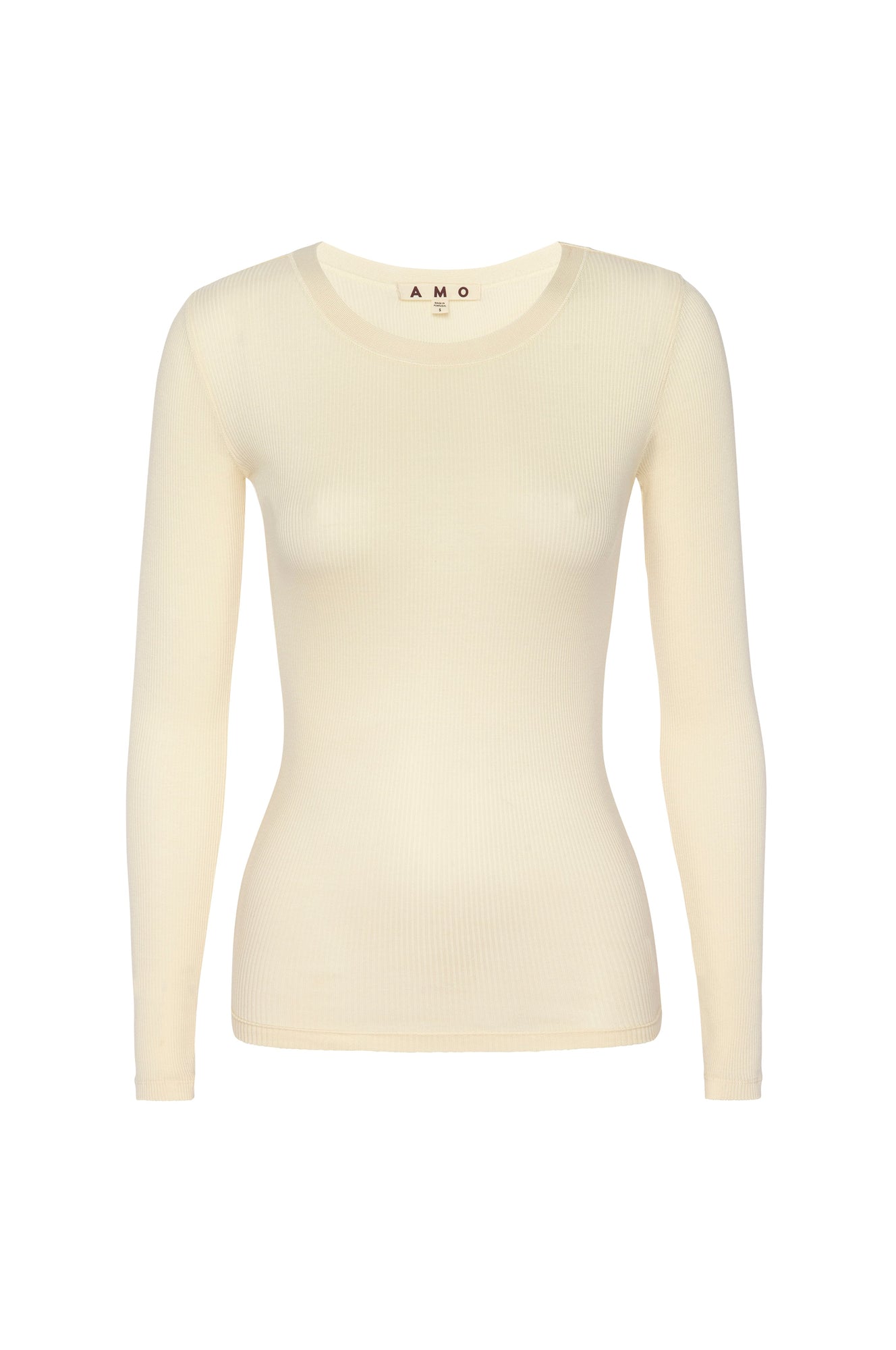 AMO Denim | Swoon Long Sleeve in Bone
