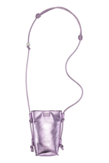 Metallic Bou Crossbody Bag | Pink Lavender