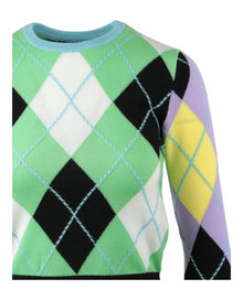 Versace | Argyle Patterned Cashmere Sweater