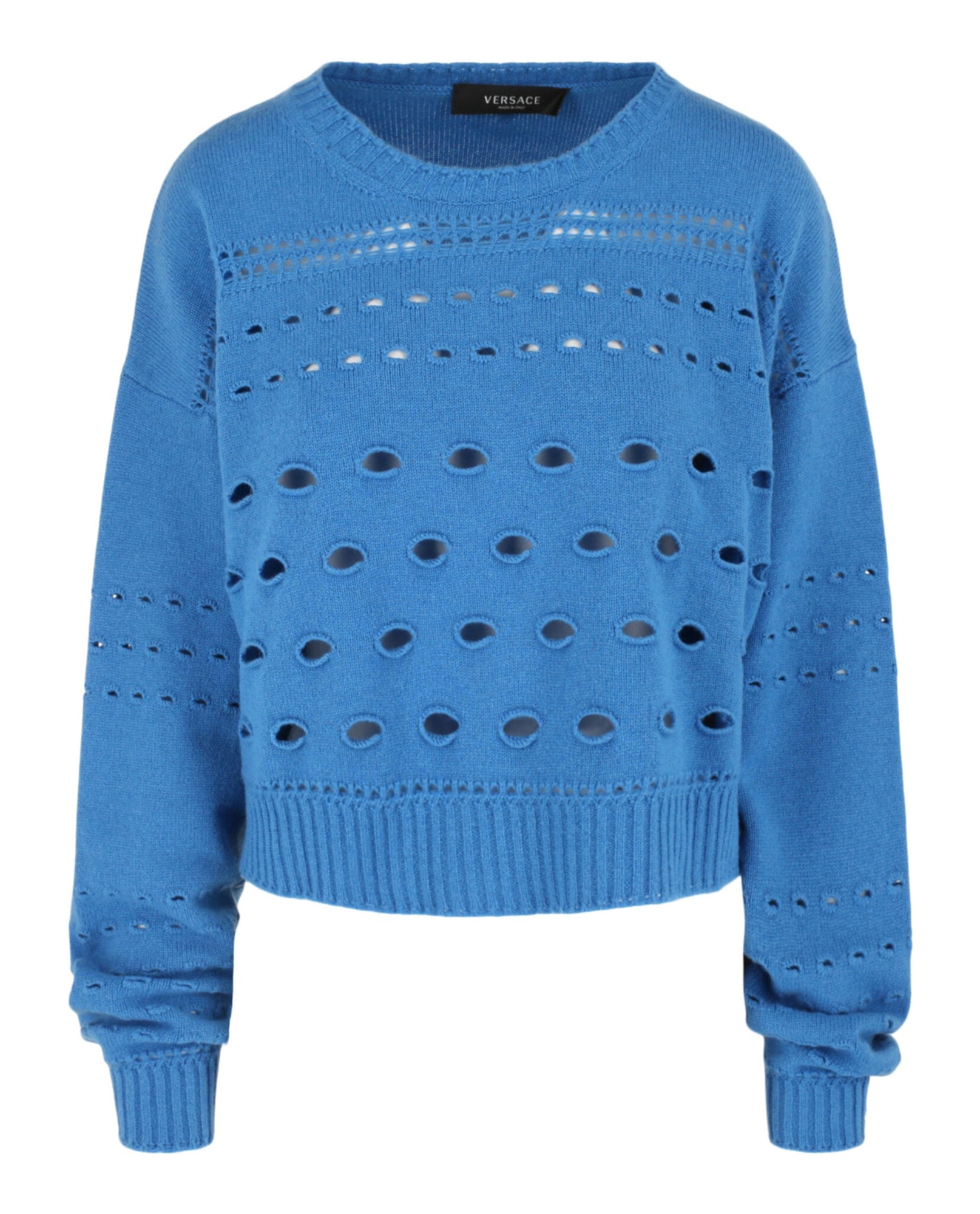 Versace | Cashmere Blend Cutout Sweater