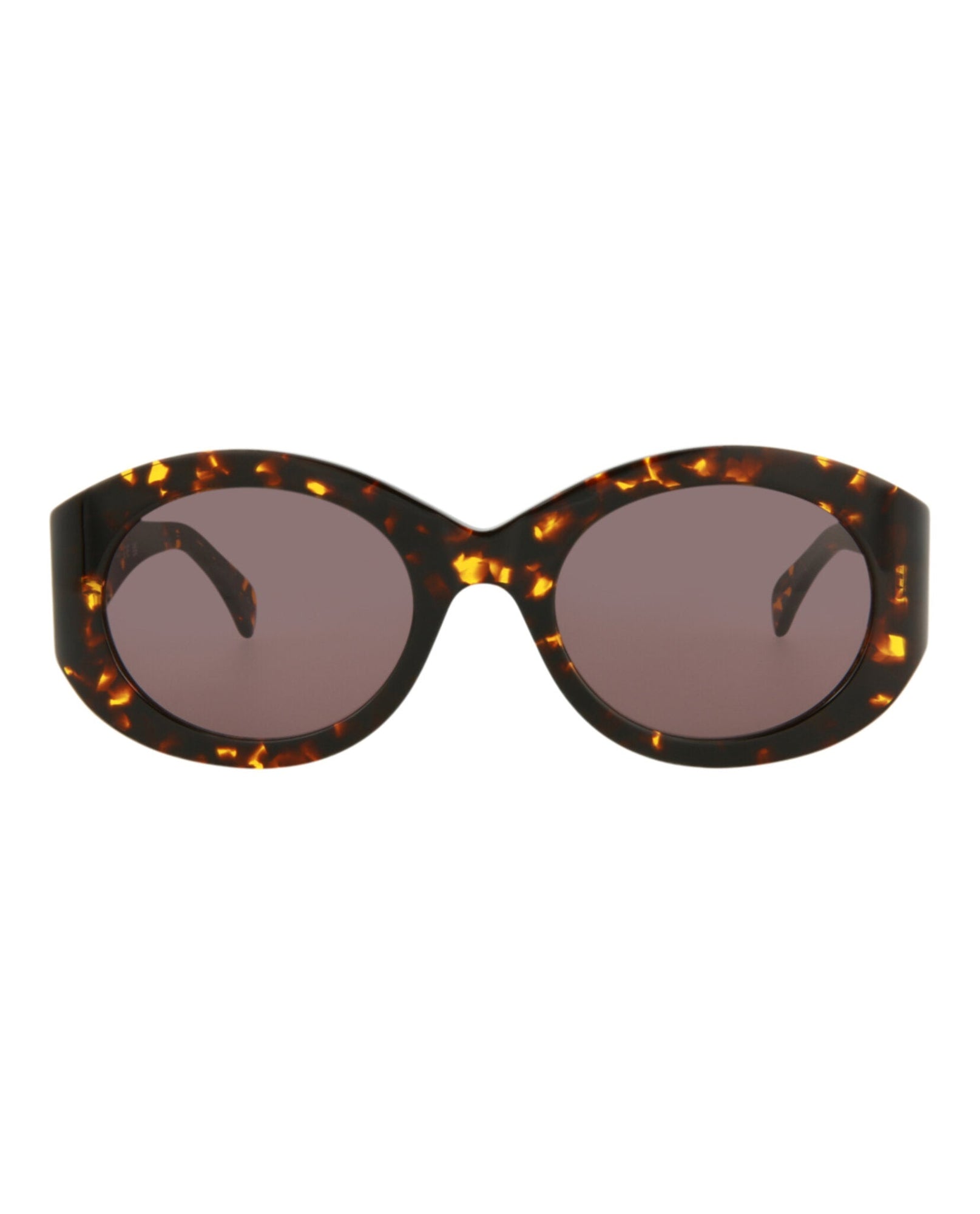 Alaia Round Acetate Sunglasses | Havana