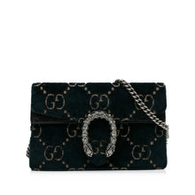 Gucci Pre-Owned Super Mini GG Velvet Dionysus Crossbody Bag | Women | Blue x Dark Blue