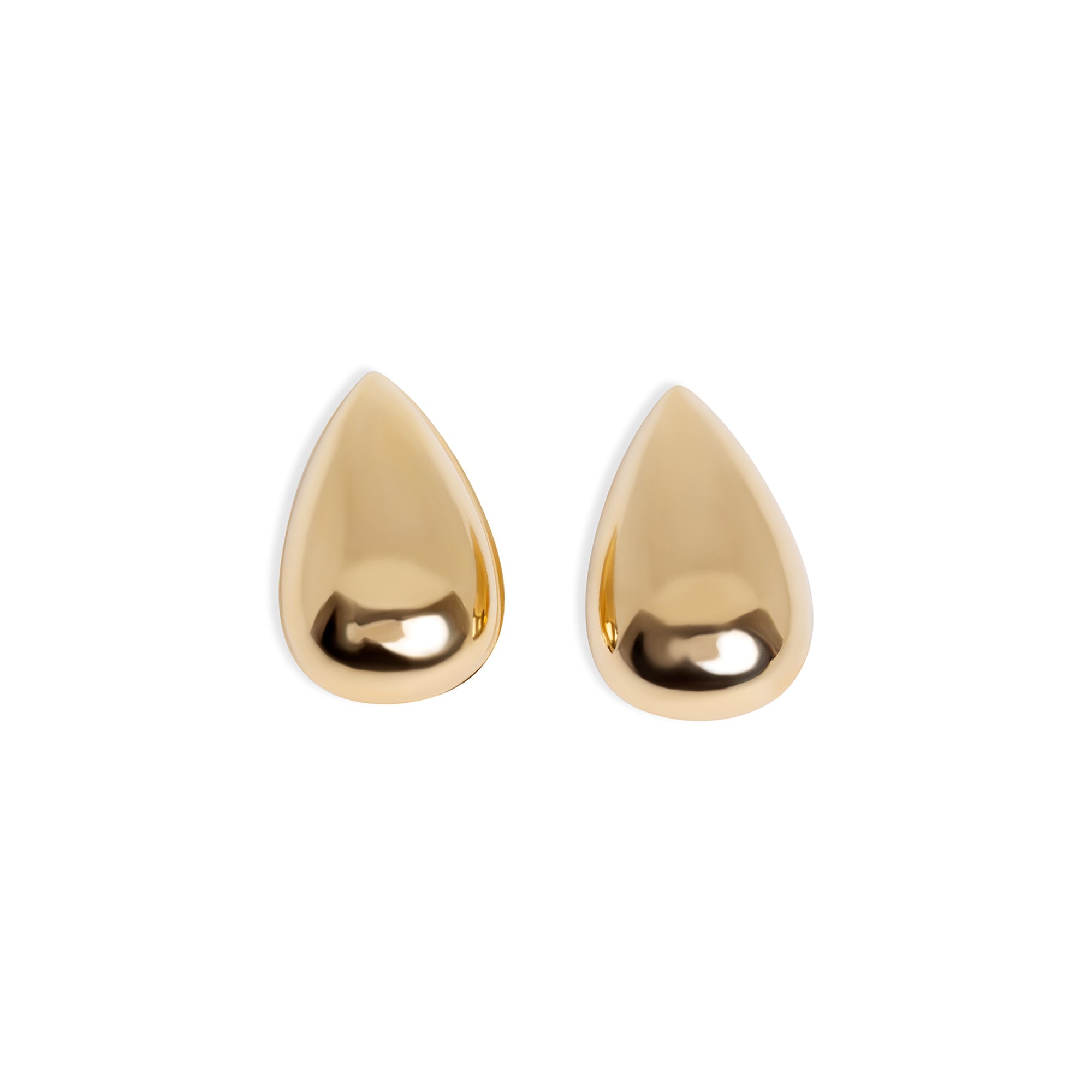 The Large Tear Drop Earrings | Gold Vermeil