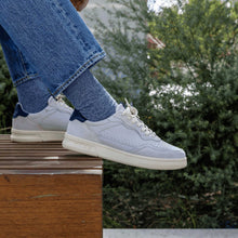 Womens | Haywood | Quiet Grey Leather Navy