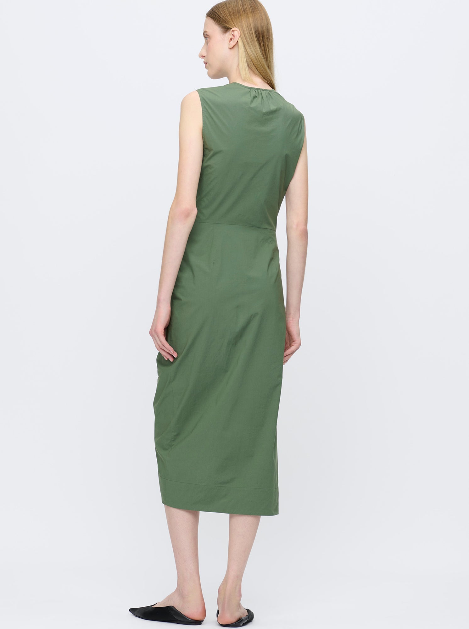 Agnes Wrap Dress | Military