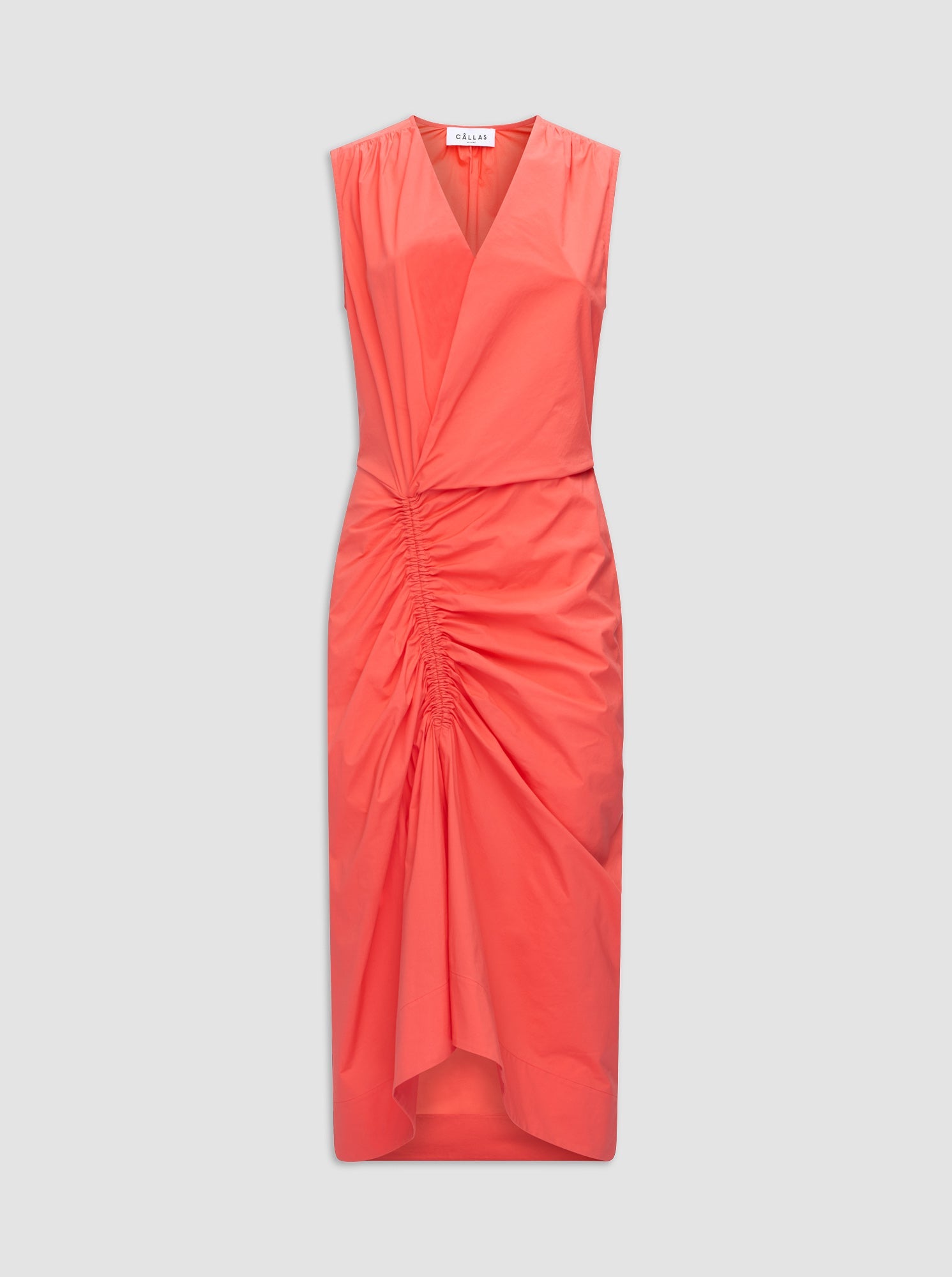 Agnes Wrap Dress | Coral